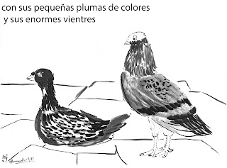 Resultado de imagen de oda a unas palomas Nicanor Parra