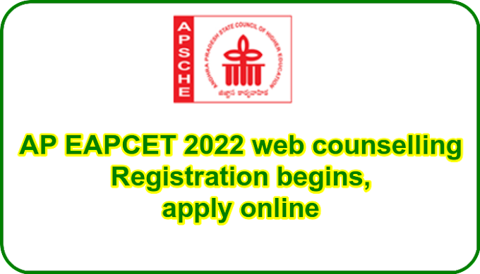 AP EAPCET 2022 web counselling: Registration begins, apply online
