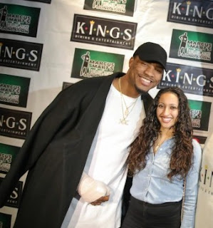 Maisa Hallum with her ex-boyfriend Marcus Smart (