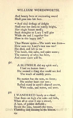three years she grew in sun and shower william wordsworth