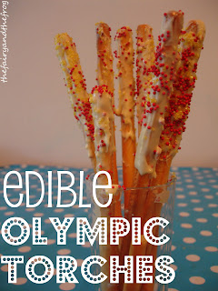 edible torches for olympics party