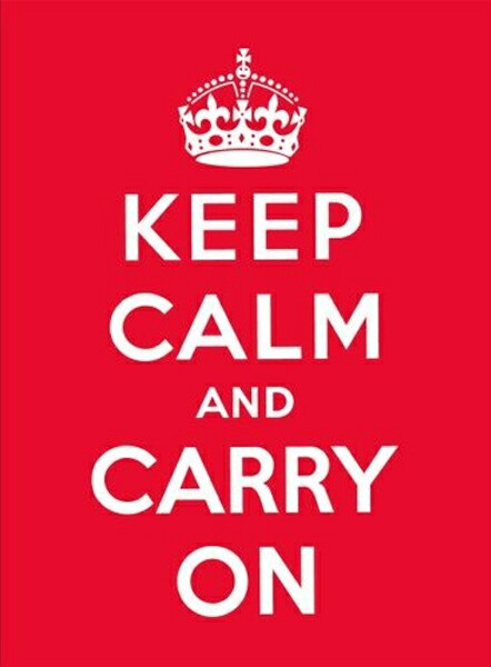 Cara edit tulisan gaya "Keep calam and carry on"