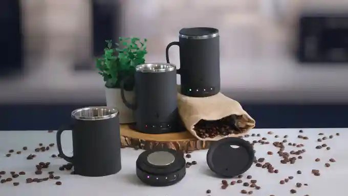 BOLT: the world's first dishwasher safe heated mug