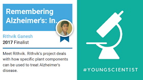 Rithvik Ganesh Young Scientist Finalist #YoungScientist