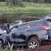 Alami Kecelakaan, Mobil Ketua DPRD Tanjab Barat Nyungsep di Kanal