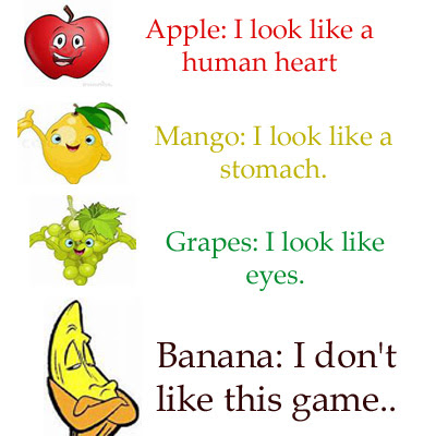 funny quotes - How fruits look like Game