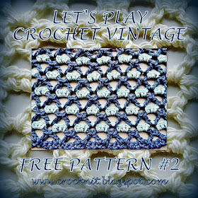 free crochet patterns, vintage, v-st, crazy vee