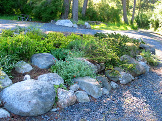 Stone for garden decoration