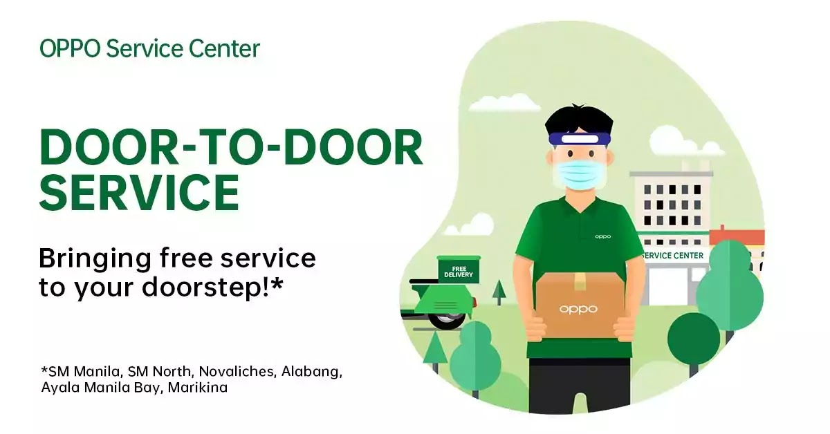 OPPO door-to-door service