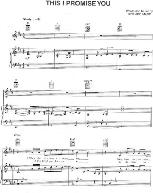 Partitura Piano N Sync