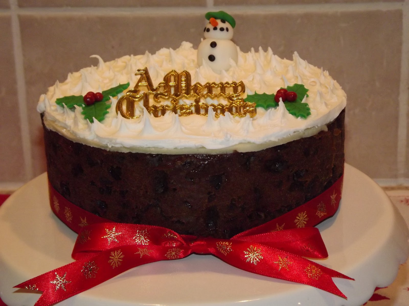 Icing...so sweetly: Homemade christmas cake