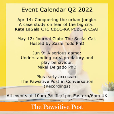 A list of the events at the Pawsitive Post in April, May and June 2022