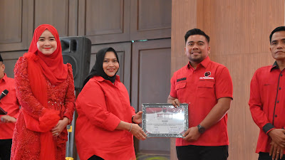 Kasmarni Ucap Selamat dan Tahniah Kepada Caleg PDIP Peraih Suara Terbanyak