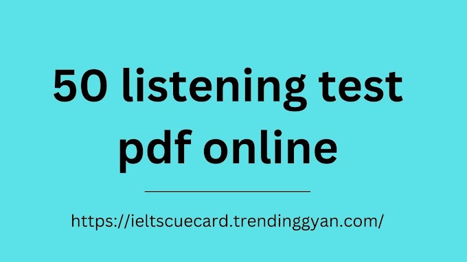 50 ielts listening practice test pdf 2023 with audio