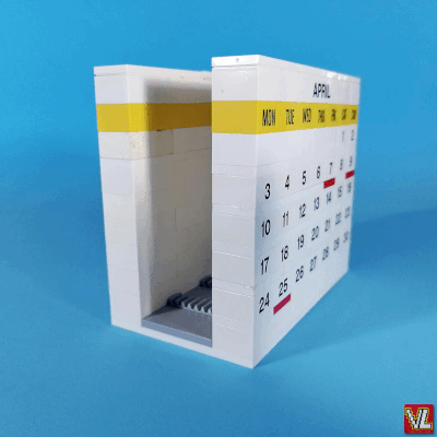 Calendário LEGO Abril 2023