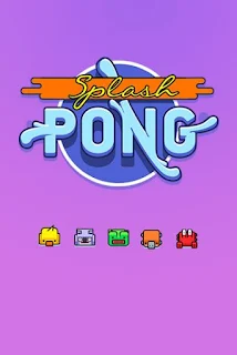 Screenshots of the Splash pong for Android tablet, phone.