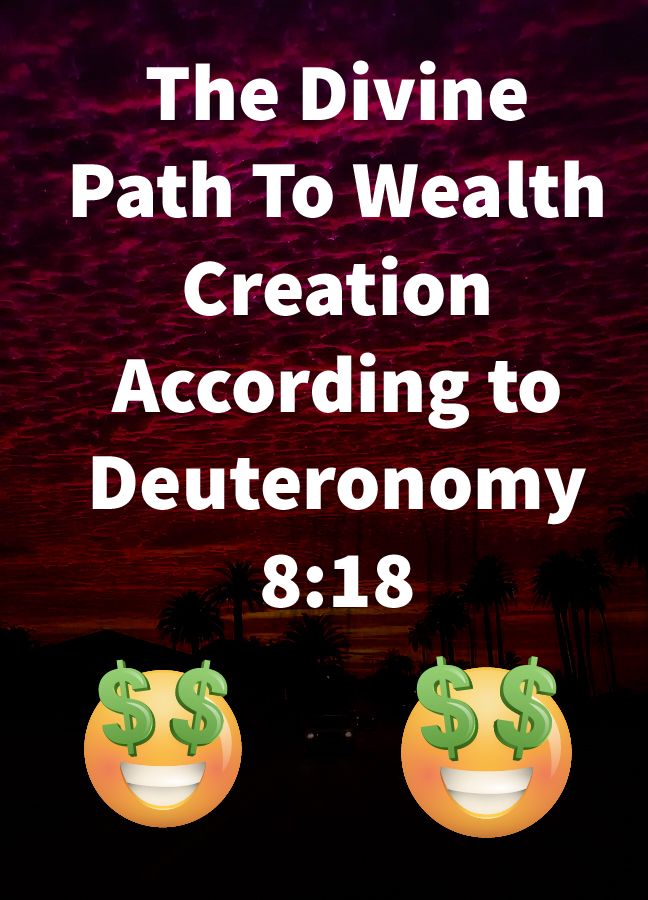 The Divine Path To Wealth Creation According to Deuteronomy 8:18