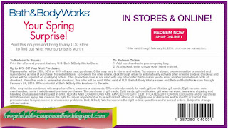 Free Printable Bath And Body Works Coupons