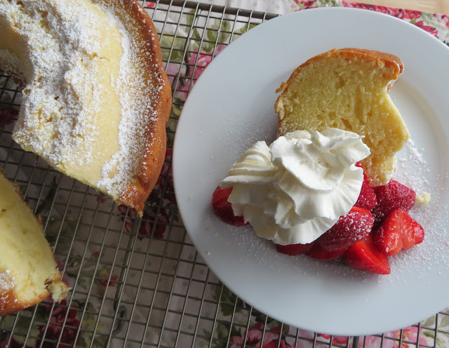 Orange & Lemon Sour Cream Cake