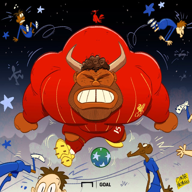 Alex Oxlade-Chamberlain Ox cartoon