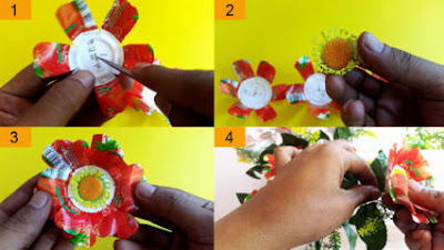  Cara  Membuat  Bunga dari  Gelas  Plastik Ale  Ale  yang Cantik 