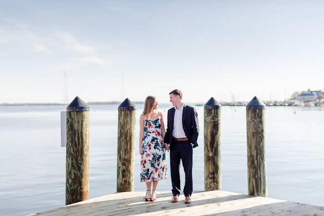 Fall Downtown Annapolis Engagement Session photographed by Heather Ran Photography