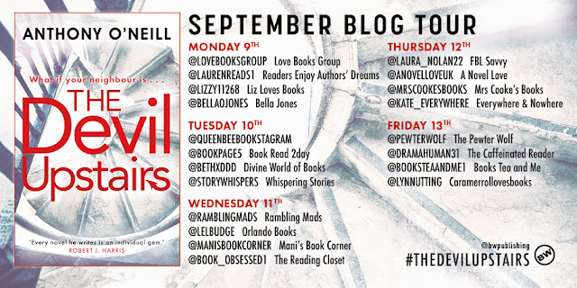 The Devil Upstairs Anthony O'Neill blog tour