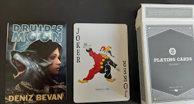 playing cards Deniz Bevan answers #13Questions in OA's Debut Author Spotlight #NewBook #DebutAuthor #2022Books #13Questions