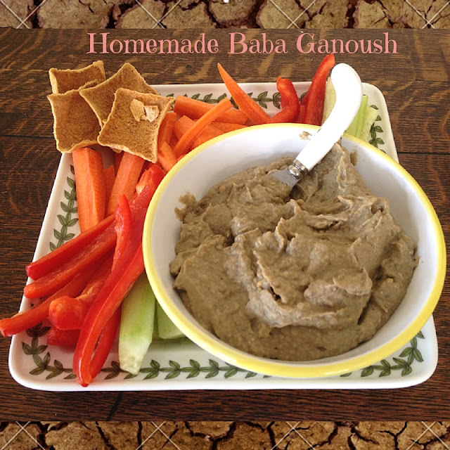 eggplant dip baba ganoush