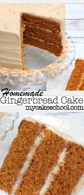 Gingerbread Cake (Scratch) with Spiced Cream Cheese Frosting