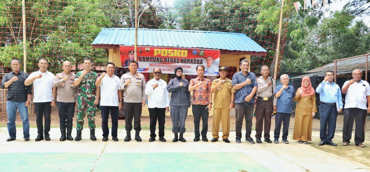  Nagori Moho Simalungun Ikuti Kampung Bebas Narkoba Tingkat Polda Sumut