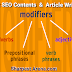 Top 50 Modifiers for Article Writing & Best SEO Contents Writing