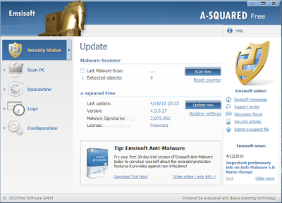 A-Squared Free Download, Antivirus, free software, freedownloadsoftpc