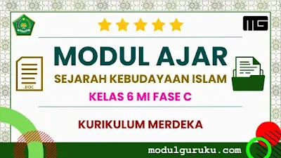 Modul Ajar SKI Kelas 6 Madrasah Ibtidaiyah Fase C Kurikulum Merdeka