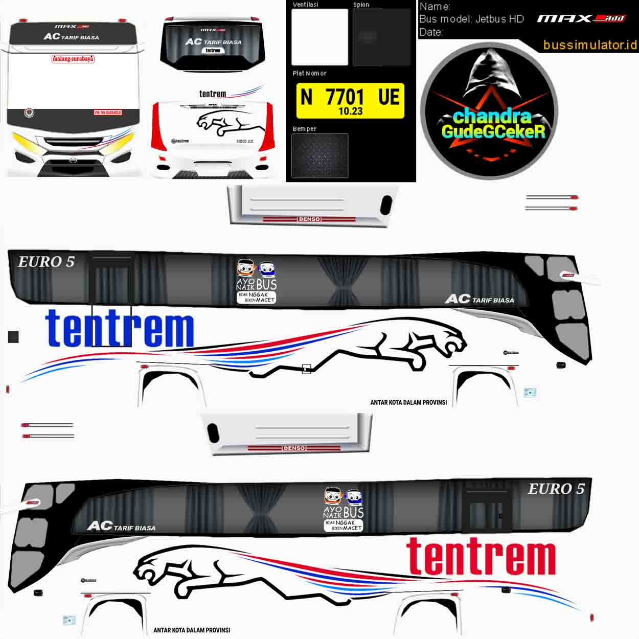 livery bus tentrem