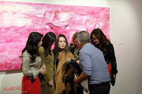 Time for some group photos - Beyond the Light - Chinese Artist He Zige - Photos By Kent Johnson for Street Fashion Sydney.