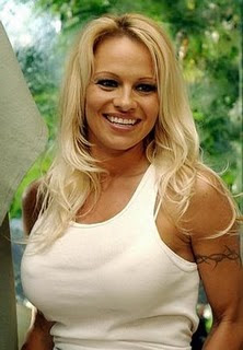 Pamela Anderson Barbed-wire Arm Tattoo band