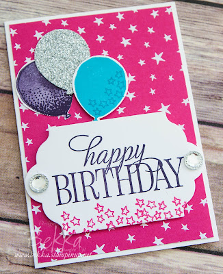 Birthday Balloon Celebration Card