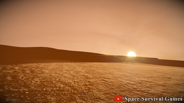 красивый рассвет на Титане