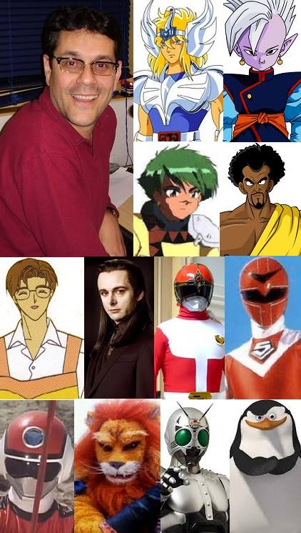 Dublador Francisco Brêtas Hyoga de Cisne Cavaleiros do Zodíaco CDZ Geppetto Pinóquio Red Flash Flashman Saul Goodman Steve Carell Mundo da Dublagem Elenco de Dublagem