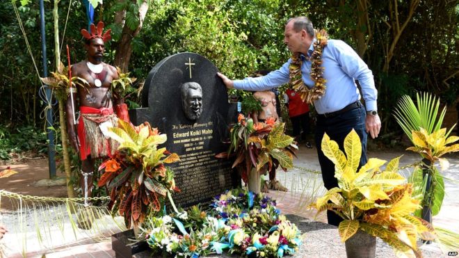 Australian PM makes historic visit to Mabo's grave