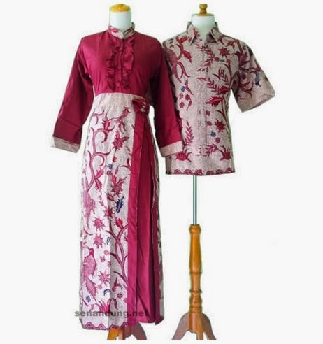  Model  Baju  Batik  Wanita  Lengan Panjang Trend Model  Baju  