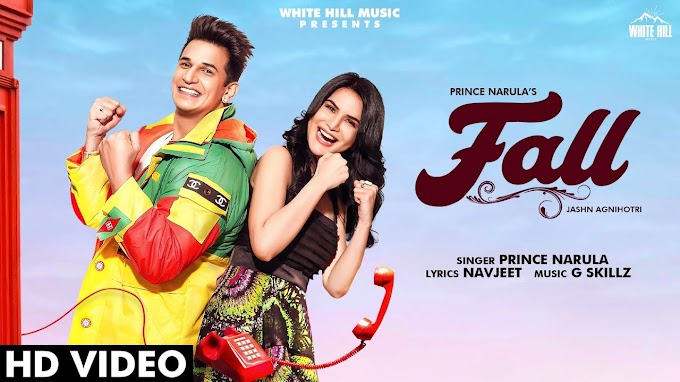 FALL फॉल  Song lyrics  Prince Narula: Navjeet  Hindi\Punjabi  G Skillz | Jashn | New Punjabi Songs 2020 