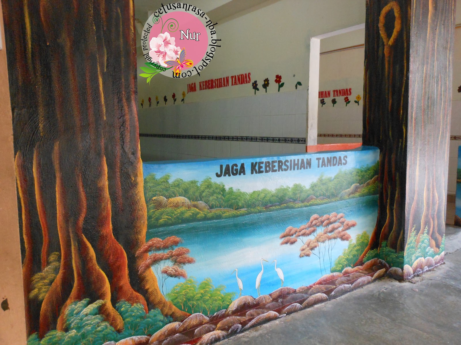 Cetusan Rasa Cantiknya Lukisan Mural  Ni 