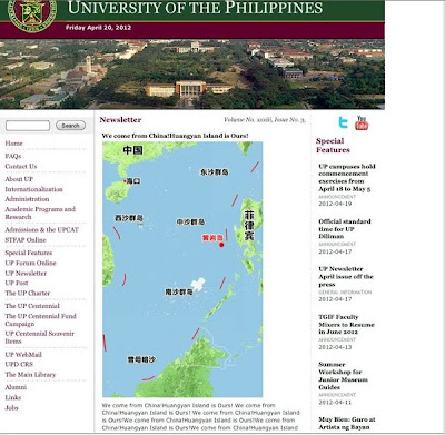 Chinese hackers deface Philippine website