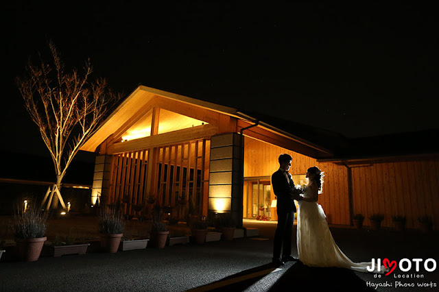 オーベルジュドぷれざんす桜井で結婚式撮影