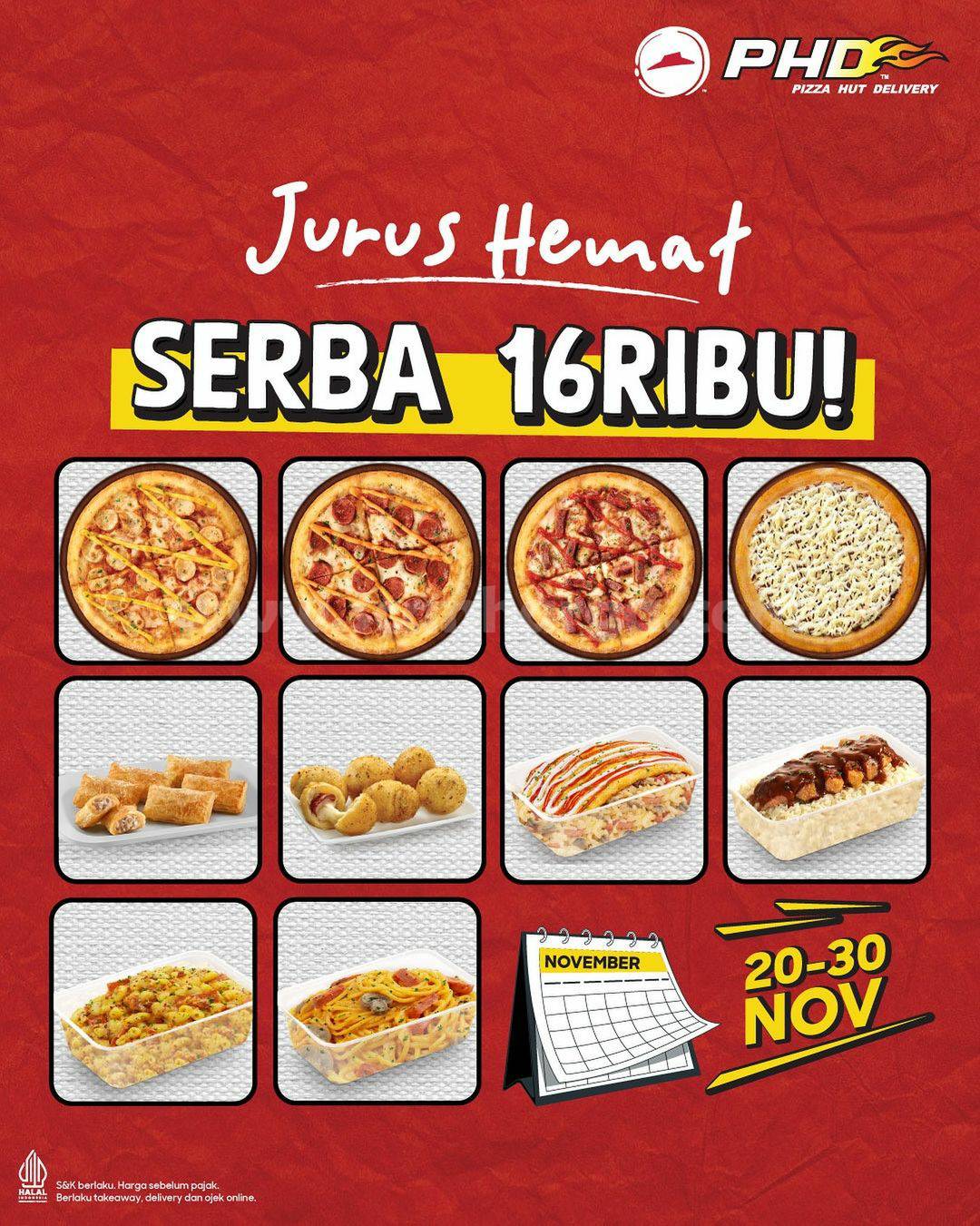 PROMO PHD JURUS HEMAT – MENU SPESIAL SERBA RP. 16RIBU