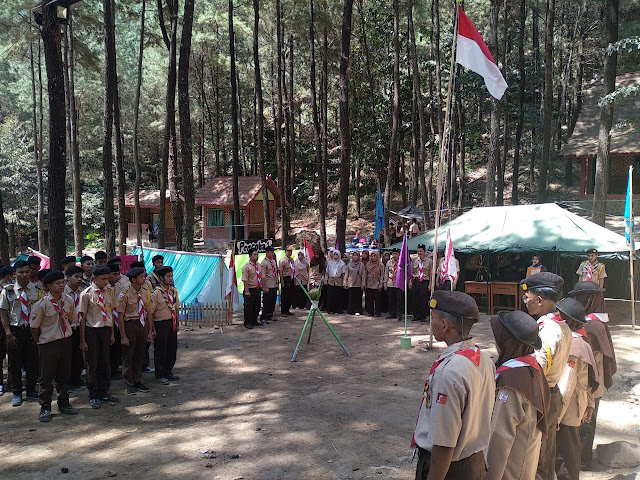 Perkemahan Raimuna MA Darul Falah Buper Leles Tahun 2019