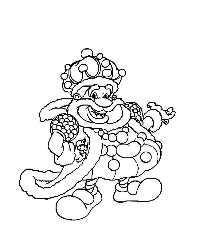 Candyland Coloring Page