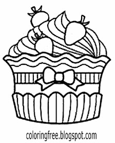 Easy kids Party cake blue almond nut blueberry cupcake coloring in drawings for teens sugar toppings